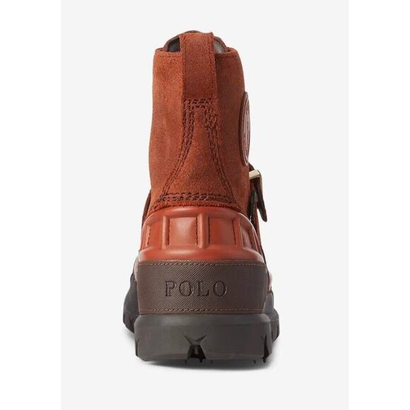 POLO Ralph Lauren Brown Oslo RRL Waterproof Boots Mens 13 Fast Ship NEW UNWORN - Picture 4 of 9